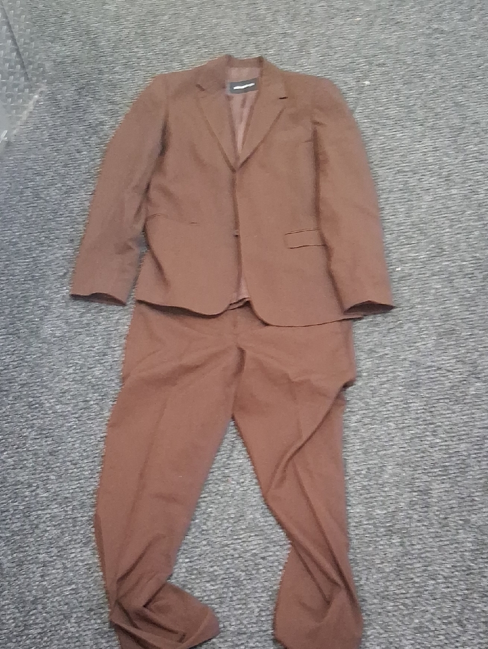 Novara Brown Men's Two-Piece Suit Blazer & Trousers